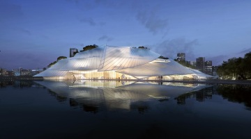 Proposed Yiwu Grand Theater in China, MAD Architects. Meet principal designer Yosuke Hayano at reSITE 2019 REGENERATE