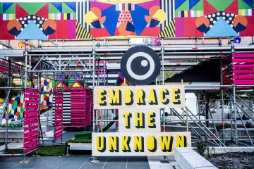 Installation "Embrace the Unknown" — by Luke Morgan and Morag Myerscough, Design Indaba 2018, Meet founder Ravi Naidoo at reSITE 2019 REGENERATE