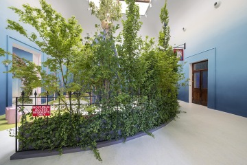 Detail from The Garden of Privatised Delights. Photo by Cristiano Corte © British Council