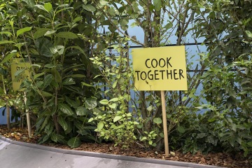 Detail from The Garden of Privatised Delights. Photo by Cristiano Corte © British Council