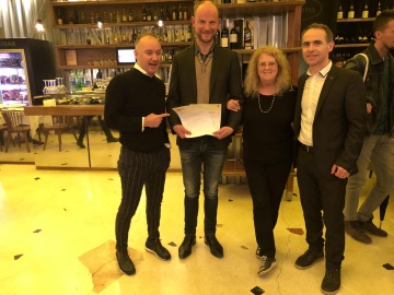 reSITE Founder, Martin Barry meets with AIA Europe organizers in Pristina, Kosovo