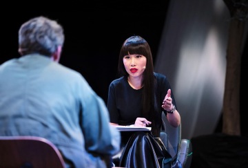 Yoko Choy and Jamie Wallace during the "East Meets West" panel discussion at reSITE 2019 REGENERATE | Photo courtesy of Tomáš Princ
