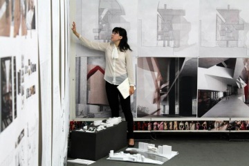 Julia Gamolina, Cornell BArch Thesis Presentation, 2013 | Photo by Maria Gabriela Huertas Diaz