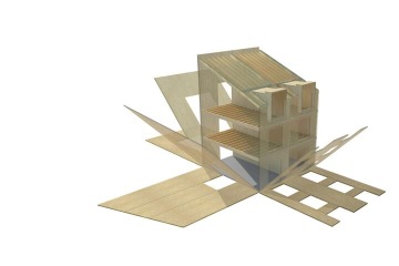 Structural Diagram of Ronald McDonald House | Image courtesy of MGA