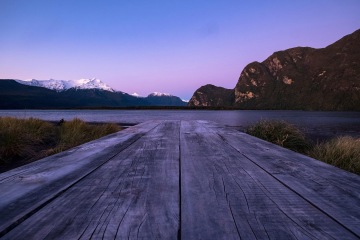 Fundo Tic Toc Pier in Patagonia, Chile