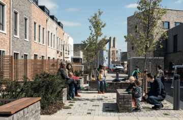 Marmalade Lane, car-free co-housing scheme in Cambridge | Photo by David Butle, TOWN Figure