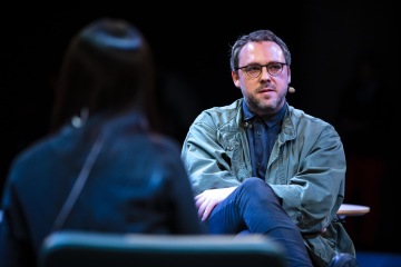 Jamie Wallace and Yoko Choy during the "East Meets West" panel discussion at reSITE 2019 REGENERATE | Photo courtesy of Tomáš Princ