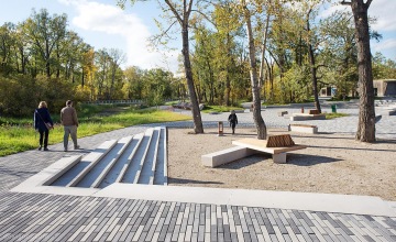 Multi-awarded St Patrick's Island Park, Calgary, Canada. Photo © W Architecture, NY