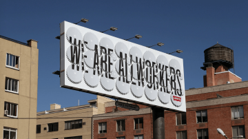 LEVI'S BILLBOARD | Image courtesy of SAGMEISTER INC