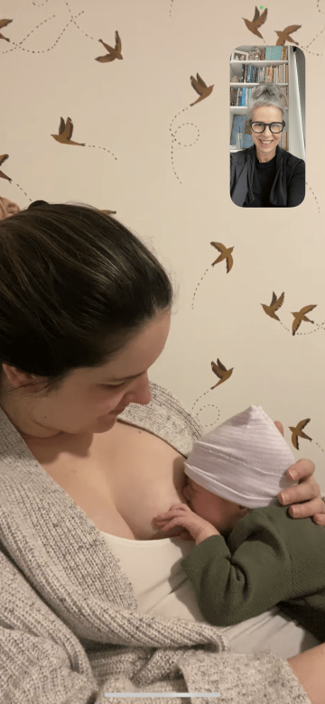 Virtual Postpartum Visit with Taylor | Photo courtesy of Doula x Design