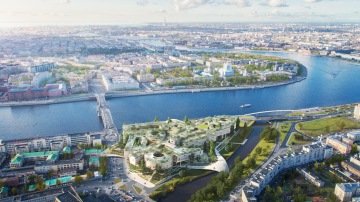 Gazprom Neft Proposal, St. Petersburg, Russia | Image courtesy of MVRDV